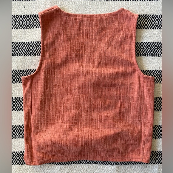 Madewell Texture & Thread Tie Wrap Tank - XS - Picture 4 of 10